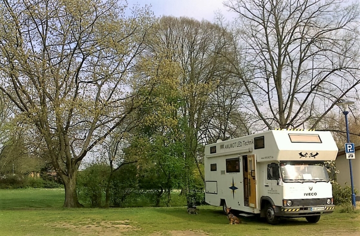 alter Wohnmobilstellplatz in Lorsch