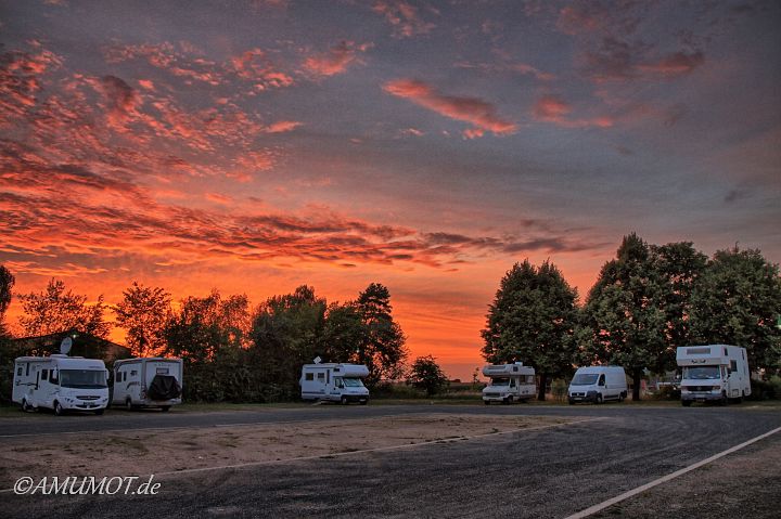 Sonnenuntergang in Bad Nenndorf