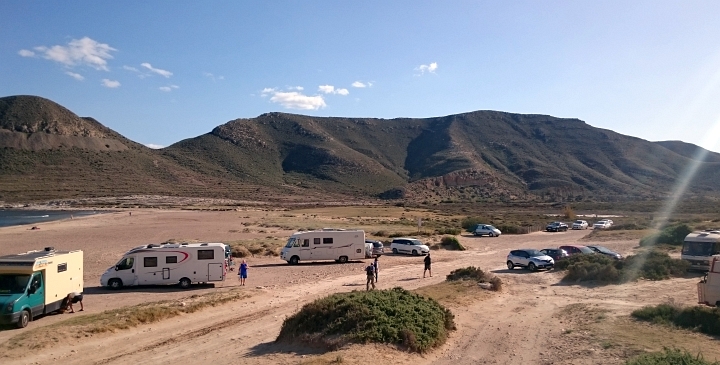 Freistehplatz am Cabo de Gata