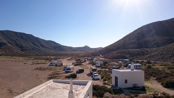 Mit dem Wohnmobil in Spanien frei stehen 