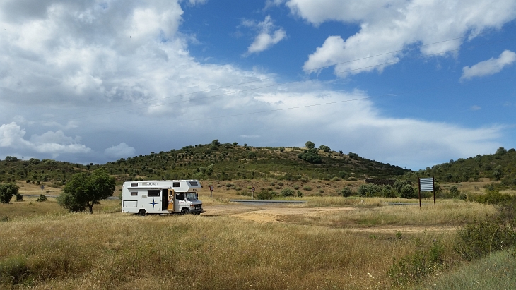 Freistehplatz in Spanien