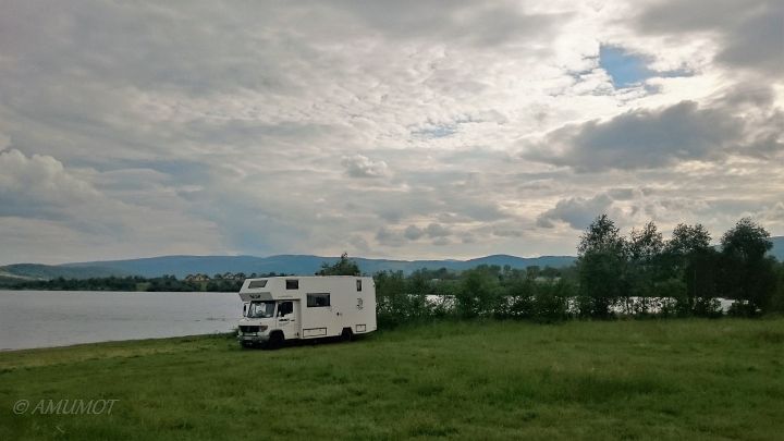 Und wieder ein Freistehplatz am See in polen