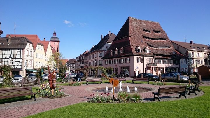 Gepflegte Altstadt Wissembourg