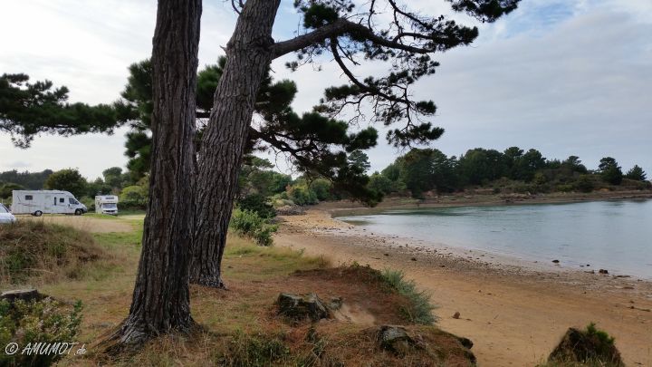 wohnmobilstellplatz bretagne am Meer