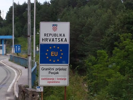 eu kroatien schild