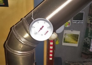 Rauchrohr-Thermometer
