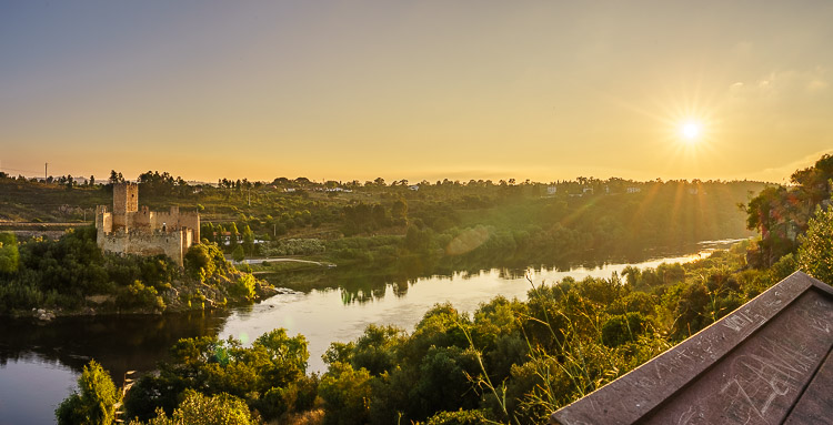 Almourol Sightseeing am Tejo