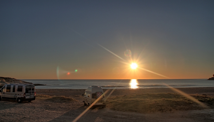 Traumhafter Sonnenaufganz am Cabo de Gata