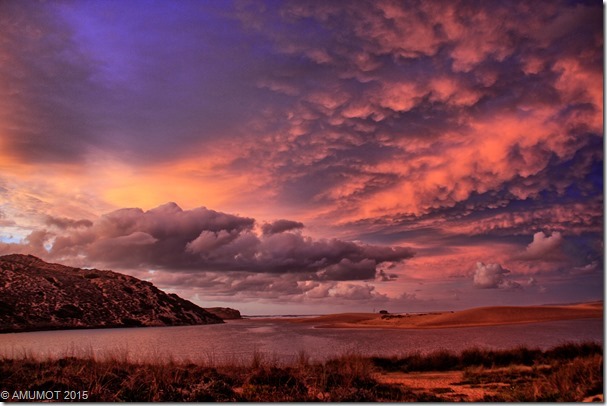 wolkenstimmung vor untwetter in portugal