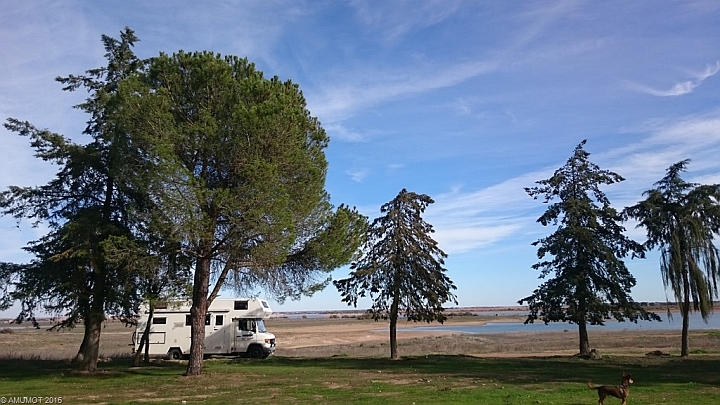 Freistehen am Roxo Stausee