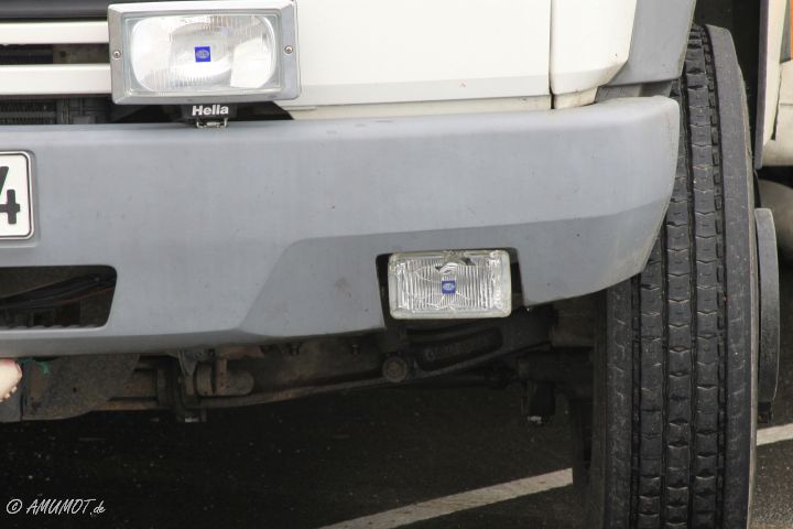 scheinwerfer steinschlauf auf der normandie reise mit dem wohnmobil