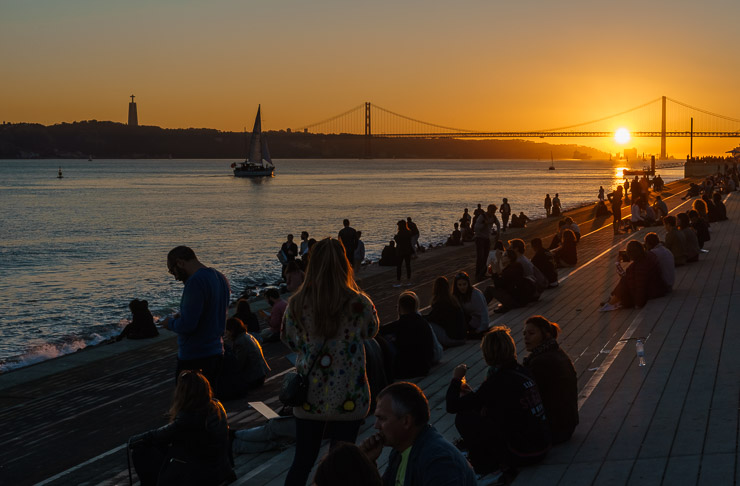 Sonnenuntergang Lissabon