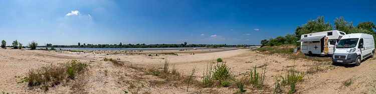 Womo Panoorama am Tejo