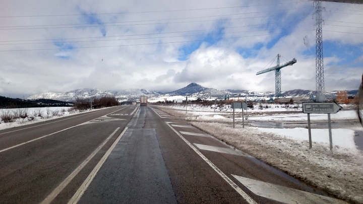 schnee in spanien